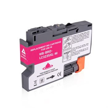 Ensemble composé de Cartucho de tinta (alternatif) compatible à Brother LC3235XLBK noir, LC3235XLC cyan, LC3235XLM magenta, LC3235XLY jaune - Économisez 6%