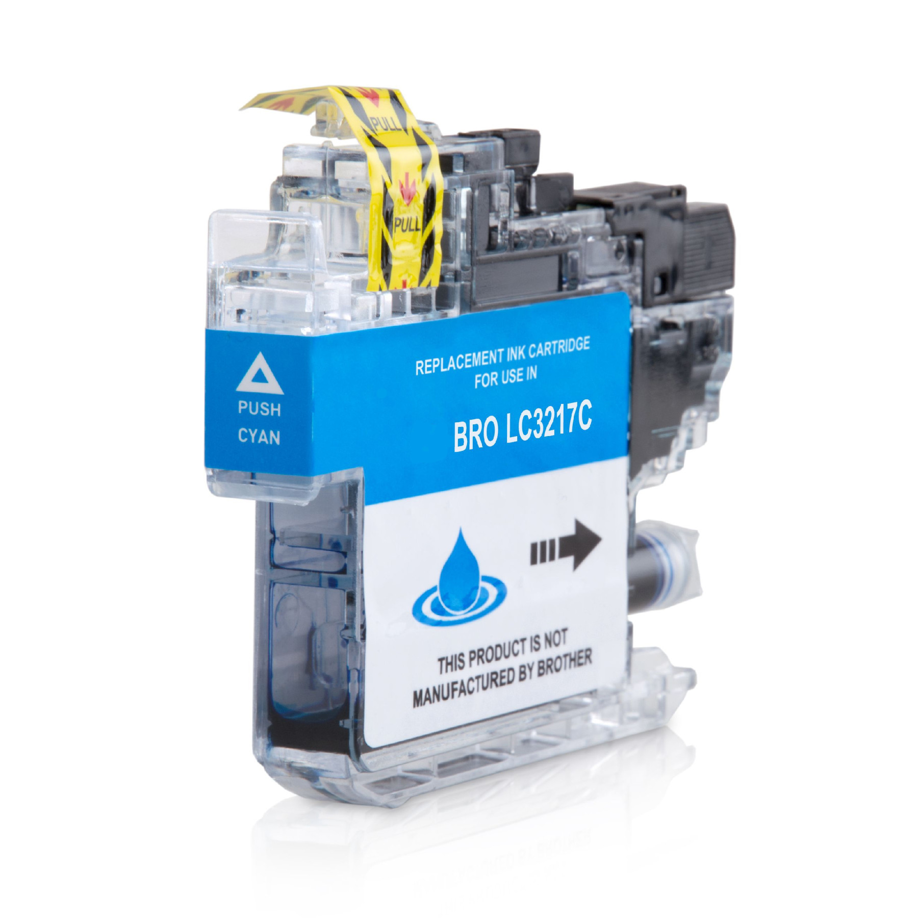 Ensemble composé de Encre (alternatif) compatible à BROTHER LC3217BK noir, LC3217C cyan, LC3217M magenta, LC3217Y jaune - Économisez 6%