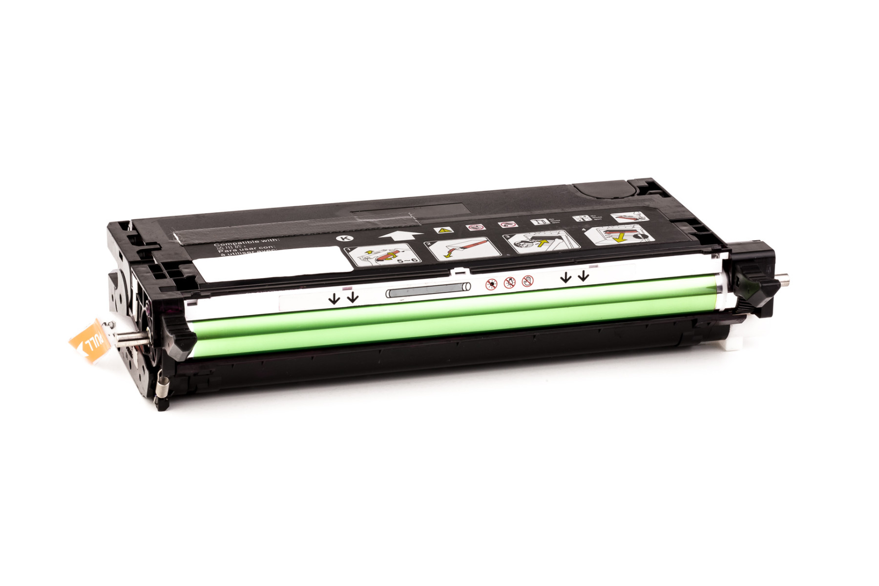 Ensemble composé de Cartouche de toner (alternatif) compatible à Epson C13S051127/C 13 S0 51127 - 1127 - Aculaser C 3800 noir, C13S051126/C 13 S0 51126 - 1126 - Aculaser C 3800 cyan, C13S051125/C 13 S0 51125 - 1125 - Aculaser C 3800 magenta, C13S051124/C 