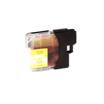 Encre (alternatif) compatible à Brother  LC980  LC1100  jaune
