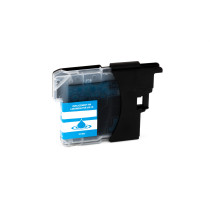 Encre (alternatif) compatible à Brother DCP-J 125/315 W/515 W/MFC-J 220/265 W/410/415 W/615 W LC985C cyan
