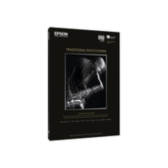 EPSON S045051 Traditional Foto Papier inkjet 330g/m2 A3+ 25 Blatt 1er-Pack