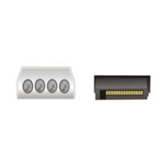 DELOCK Adapter Power SATA HDD -> 4Pin/St 6cm