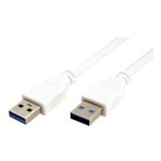 VALUE USB 3.2 Gen 1 Kabel Typ A-A weiss 3m