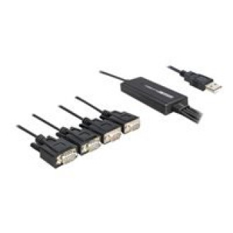 DELOCK USB 2.0 Seriell 4x9 Pin St