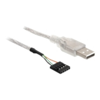 DELOCK Kabel USB 2.0-A St > Pfost. 70 cm
