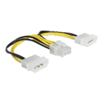 DELOCK Kabel Power 8 Pin EPS > 2 x 4 Pin Molex