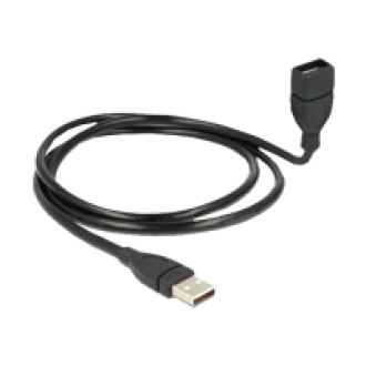 DELOCK Kabel USB 2.0-A Stecker > Buchse ShapeCable 100 cm