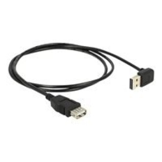 DELOCK Kabel EASY USB 2.0-A oben/unten gewinkelt Stecker > USB 2.0-A Buchse 1 m