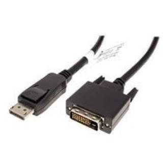 VALUE DisplayPort Kabel DP ST - DVI 24+1 ST schwarz 2m