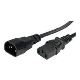 ROLINE Apparate-Verbindungskabel IEC 320 C14 - C13 schwarz 1m