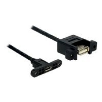 DELOCK Kabel USB 3.0 A Buchse > USB 3.0 A Buchse zum Einbau 0,25 m