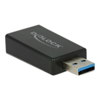 DELOCK Adapter USB 3.0 A Stecker > USB Type-C Buchse schwarz