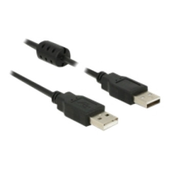 DELOCK Kabel USB 2.0 Typ-A Stecker > USB 2.0 Typ-A Stecker 0,5 m schwarz