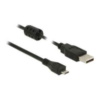 DELOCK Kabel USB 2.0 Typ-A Stecker > USB 2.0 Micro-B Stecker 1,5 m schwarz