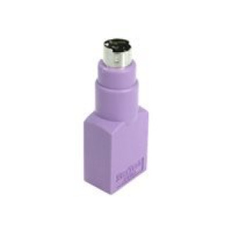 STARTECH.COM USB auf PS/2 Tastatur Adapter - Keyboard Adapter PS/2 6 pin Mini-DIN Stecker zu USB A 4 pin Buchse - Ersatzadap