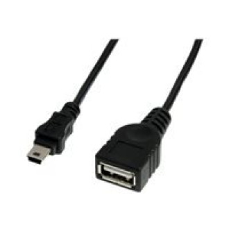 STARTECH.COM 1 ft Mini USB 2.0 Cable - USB A to Mini B F/M