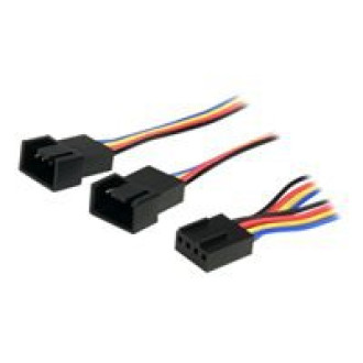 STARTECH.COM 12in 4 Pin Fan Power Splitter Cable - F/M