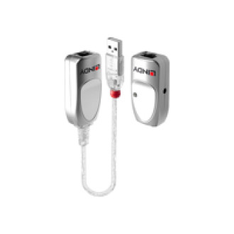 LINDY USB Cat. 5 Extender bis 50m. USB 1.1 Anschluss fuer optionales Netzteil