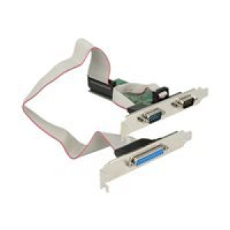 DELOCK PCI Express Karte > 2 x Seriell RS-232 + 1 x Parallel