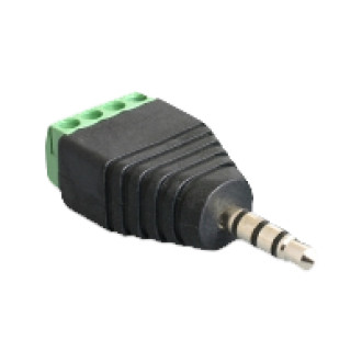 DELOCK Adapter Terminalblock > Klinke 3,5mm Stecker 4 Pin