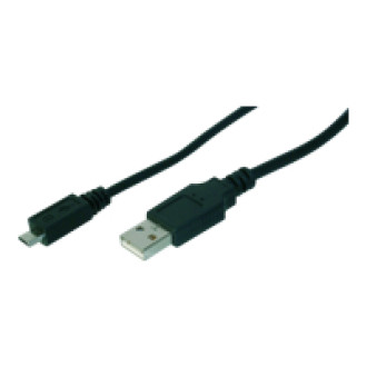 ASSMANN USB Anschlusskabel Typ A - mikro B St/St 1,0m USB 2.0 kompatibel sw
