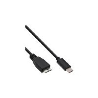 INLINE USB 3.1 Kabel Typ C an Micro-B Stecker Stecker schwarz 2m