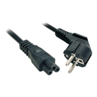 LINDY 2m Schuko an IEC C5 Netzkabel