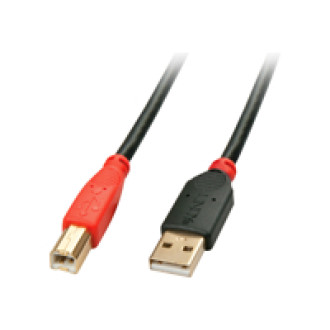 LINDY USB 2.0 Aktivkabel A/B 10m USB 2.0 High Speed bis 480MBit/s