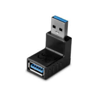 LINDY USB 3.0 Adapter Typ A 90 nach oben Stecker - Kupplung