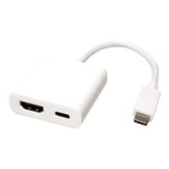 ROLINE Display Adapter USB Typ C - HDMI + 1x Typ C PD ST/BU