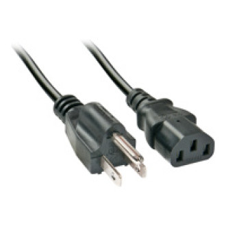LINDY 2m IEC-Netzkabel US