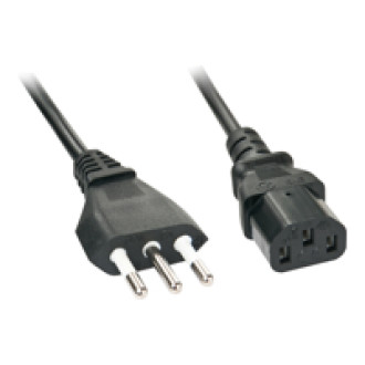 LINDY 0,7m IEC-Netzkabel Italien