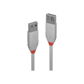 LINDY 3m USB 2.0 Typ A Verl. Anthra Line