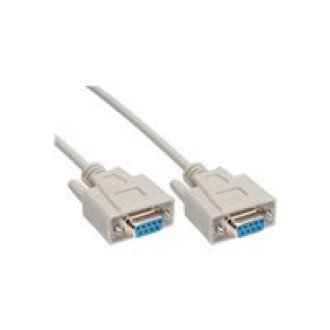 INLINE Serielles Kabel 9pol Buchse / Buchse vergossen 1:1 belegt 5m