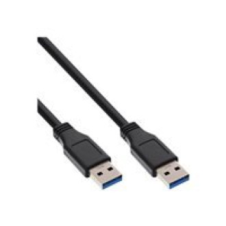 INLINE USB 3.0 Kabel A an A schwarz 1m