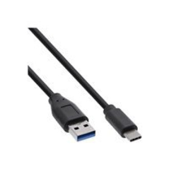 INLINE USB 3.1 Kabel Typ C Stecker an A Stecker schwarz 1.5m