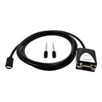 EXSYS EX-2311-2 USB 2.0 C - Stecker zu 1 x Seriell RS-232 1.8meter Kabel mit 9 Pin Stecker LED Anzeige