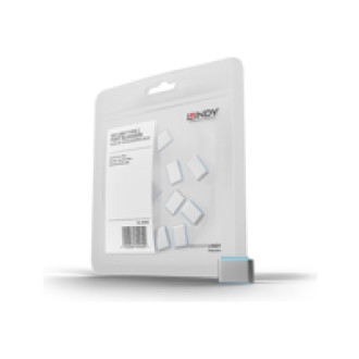 LINDY USB C Port Schloss blau 10 Stück