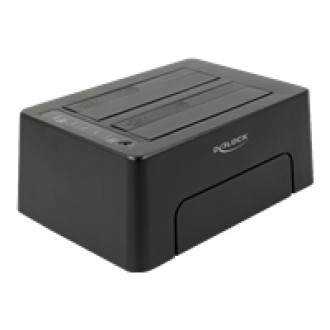 DELOCK USB Type-C 3.1 Dockingstation fur 2 x SATA HDD / SSD mit Klon Funktion