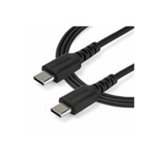 STARTECH.COM 1m 3ft USB-C Cable Durable USB 2.0 Type C Cord Data & Charging Male to Male Black