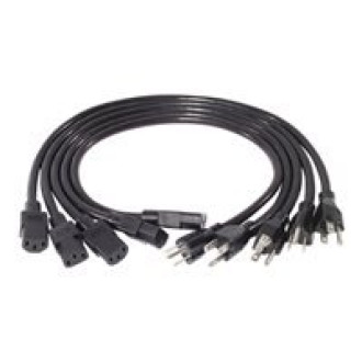 APC Power Cord Kit 5 ea C13 to 5-15P 0,6m