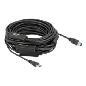 DELOCK Aktives USB 3.2 Gen 1 Kabel USB Typ-A zu USB Typ-B 20m