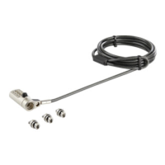 STARTECH.COM Combination Laptop Cable Lock - Steel Cable - 2m - K-Slot Nano Wedge Lock Slot - 4-Digit