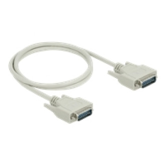 DELOCK Serielles Kabel Sub-D15 Stecker zu Stecker 1m