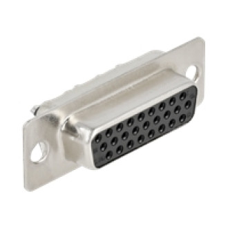 DELOCK D-Sub HD 26 Pin Buchse Metall Lötversion 4 Stück