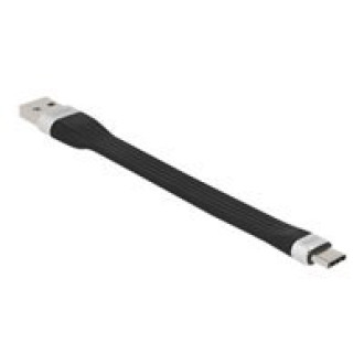 DELOCK USB 3.2 Gen 1 FPC Flachbandkabel USB Typ-A zu USB Type-C 13,5cm PD 3A