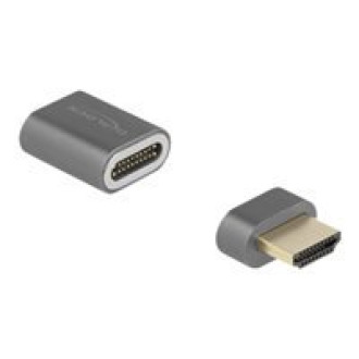 DELOCK HDMI Adapter Stecker zu Buchse 8K 60Hz magnetisch