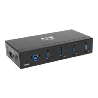 EATON TRIPPLITE 4-Port Rugged Industrial USB 3.0 SuperSpeed Hub Hub 4 x SuperSpeed USB 3.0 DIN rail mountable wall-mountable