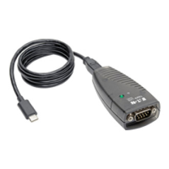 EATON TRIPPLITE USB-C to Serial DB9 RS232 Adapter Cable 3ft. 0,91m Keyspan High-Speed M/M TAA